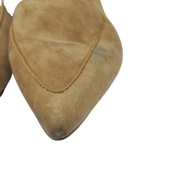 Saks 5th Avenue | Women's Classic Tan Suede Leather Flat Esma Loafers (Size 11) - Picture 10 of 14